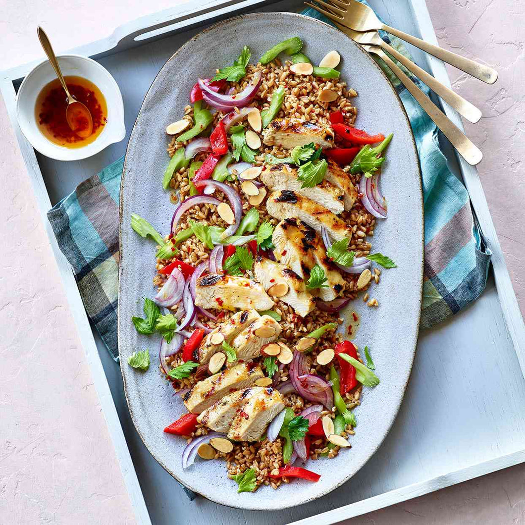 Greek Chicken and Farro Salad (WEDNESDAY DELIVERY)