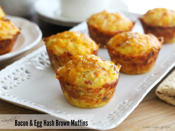 Loaded Bacon and Egg Hash Brown Muffins (MONDAY DELIVERY)