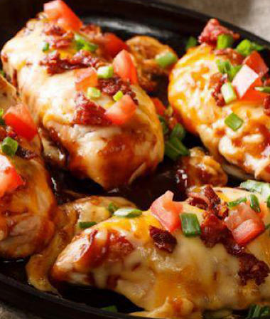 Monterey Chicken and Mashed Sweet Potatoes or Rice Pilaf (MONDAY DELIVERY)